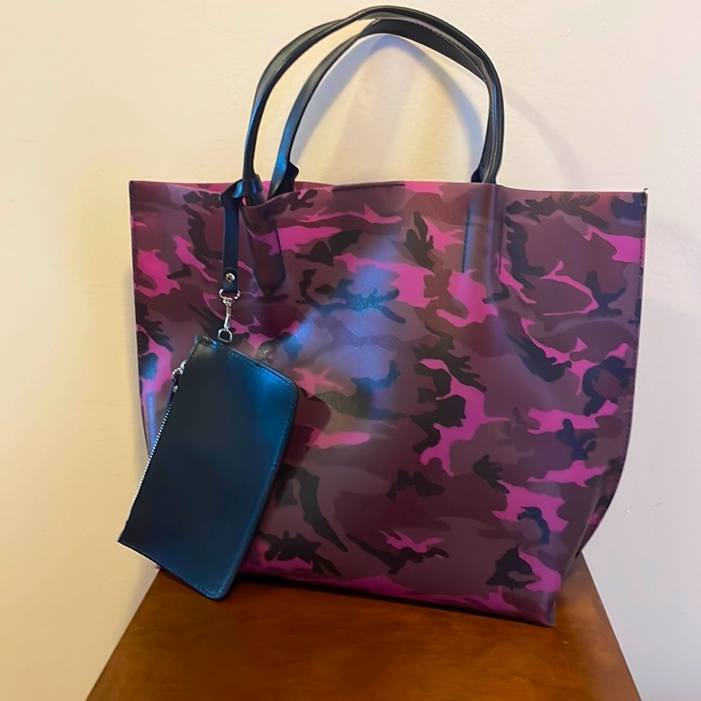 Gianni Chiarini camouflage PVC tote bag